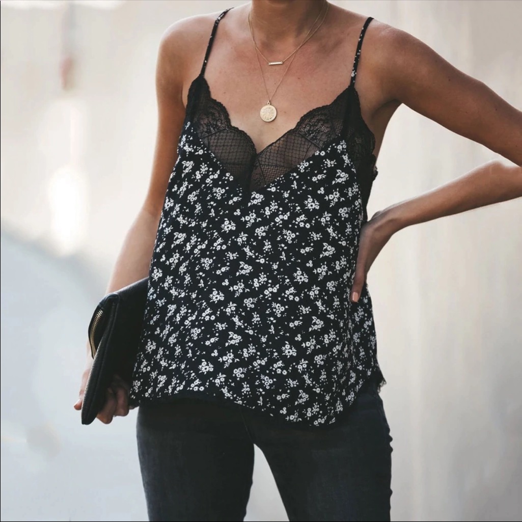 Lace Insert Top